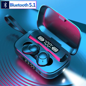 Bluetooth5.1 Căști TWS Wireless Căști Mini-Căștile interne de Reducere a Zgomotului Stereo Sport Cască IPX7 rezistent la apă Căști Căști