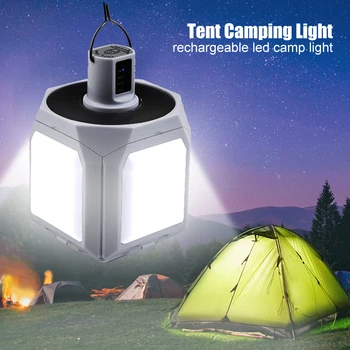 Camping Lumina USB Reîncărcabilă Bec pentru Drumeții în aer liber Cort Lămpii Portabile Lanterne Lanterna de Urgență Drumeții Led Lumina de Noapte