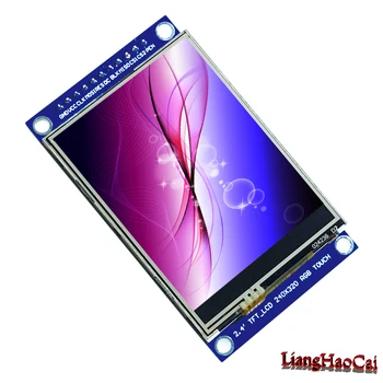 Largi de Vizualizare pe orizontală pe verticală 2.4 inch TFT LCD display 240xRGBX320 ILI9341 0,8 mm distanța de Sudură tip FPC suport STM32 cod