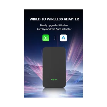 Mini Adaptor Wireless Auto cu Fir Carplay, Android Auto Wireless Carplay, Android Auto Multimedia Redare Video 4.1