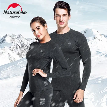 Naturehike Clearance-ul de promovare uscare Rapidă lenjerie de corp pentru bărbați costume pentru bărbați și femei schi în aer liber wicking funcția lenjerie de corp termice