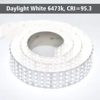 LED Strip Lumini, Mare CRI 95 DC24V 3528SMD 480LEDs/m 2,880 Lumeni/m - Super-Luminos LED-uri Banda de Lumini pentru Fotografice JK220