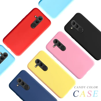 Bomboane colorate Cazul în care Telefonul pentru Huawei Mate 20 lite Mate 9 10 20 P20 P30 Pro P10 Plus P9 P8 Lite 2017 Mat Silicon Moale Capacul