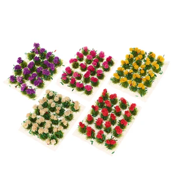 Mini Flori Cluster Static Smocuri De Iarbă Nisip Aspect De Masă Scena Modelul Zână Grădină Wargame Material Micro Peisaj Foto Model