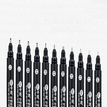 Stilouri arta Fineliner de Cerneală Stilouri de Desen Tehnic pen Pigment Pen,Punctul de Amendă,Negru,rezistent la apa,pentru Arta Acuarelă,Schiță, Album