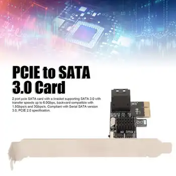 PCIE pentru SATA 3.0 Card de Expansiune 2 Port PCI Express 1X, 4X, 8X, 16X Slot SATA Hard Disk Adaptor Controller placă de Expansiune