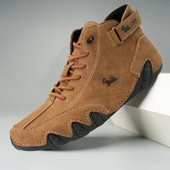 Casual din Piele Adidasi pentru Barbati de Lux, Pantofi de Designer, botinele 2023 Noua Moda Confort Ridicat Motociclete de Top Barbati Mocasini Pantofi