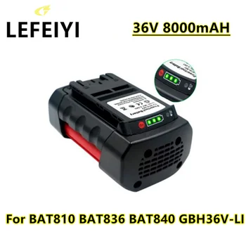 36V 8000mAh baterie Li-ion de Înlocuire Uneltele electrice fără Fir Baterie pentru Bosch 8.0 UN BAT810 BAT840 2607336173 D70771 GBH 36V-LI 36VF-LI