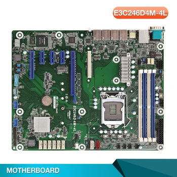 Server Placa de baza E3C246D4M-4L Pentru placa de baza ASRock Rack LGA1151 Suport DDR4 E-2100/E-2200 de Bună Calitate