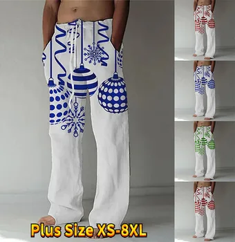 Vara Hip-hop Picior Drept Pantaloni Sport de Moda de Stradă pentru Bărbați Pantaloni Largi Nou Pantaloni Casual Barbati de Imprimare 3d Pantaloni Largi XS-8XL