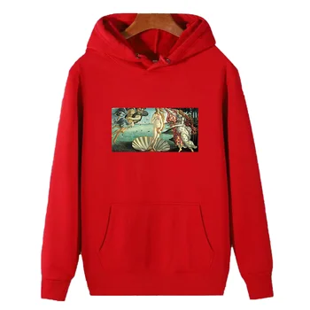 Nașterea Lui Venus greacă Unisex grafic Capișon jachete de iarnă pulover gros essentials hoodie fleece hoodie Barbati sport